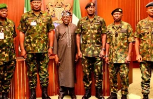 BREAKING: President Tinubu Decorates Newly Appointed Service Chiefs at Aso Villa