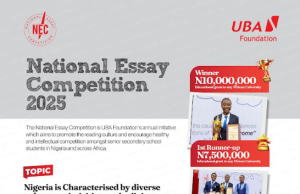 UBA Foundation Gives Students Opportunity to Vie for Over N22.5m NEC Prize