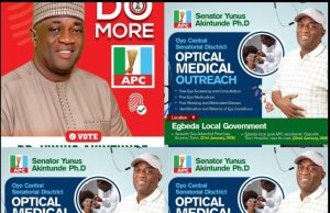 Senator Akintunde Flags Off Free Eye Medical Care in Ibadan