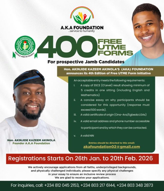 Akinola FREE JAMB