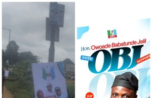 2027: OBJ Media Team Raises Alarm Over Alleged Removal of Campaign Banners in Akinyele Constituency II