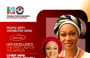 Oyo TTB PWDs Lead Mobilisation to Welcome First Lady, Oluremi Tinubu
